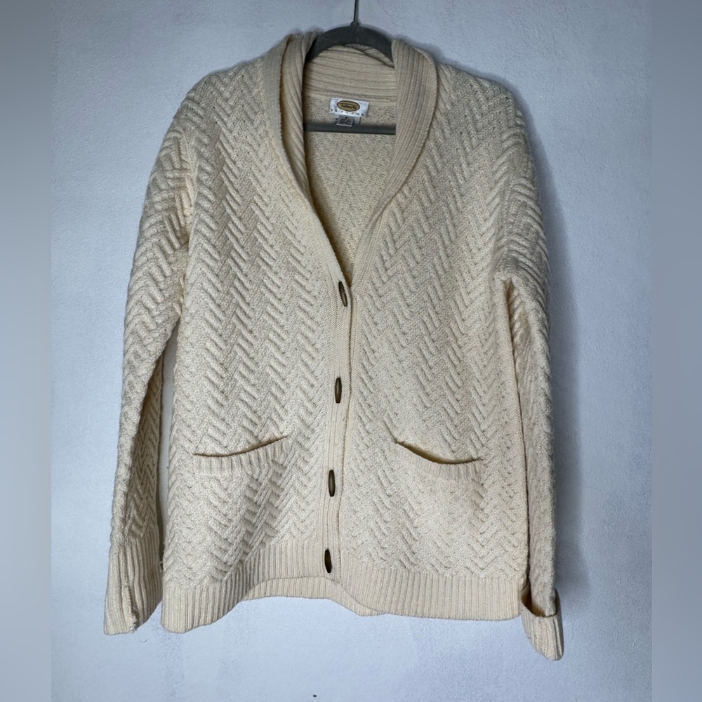 Wool cardigan Talbots vintage 90s